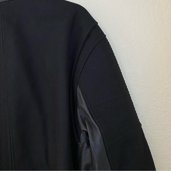 Vince Butter Soft Lamb Modern Moto Leather Jacket XXL black - Picture 8 of 11